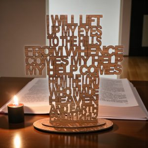 Beautiful laser cut wood cross